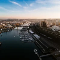 boat navigating in washington, dc
